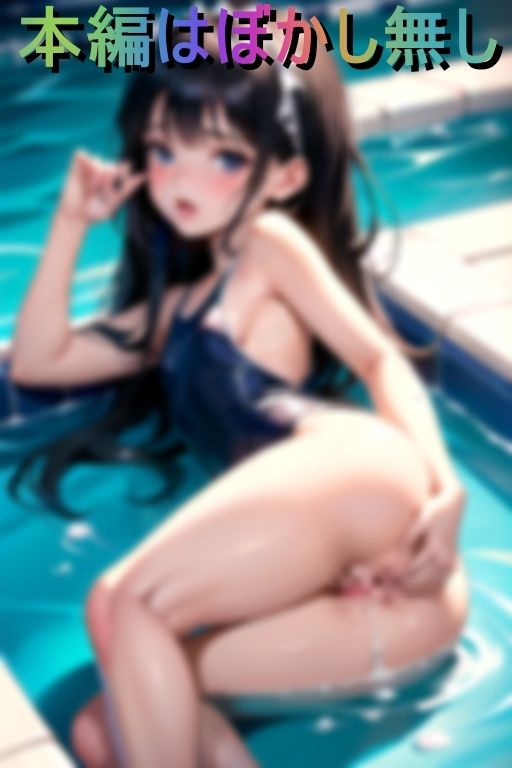 貧乳スク水小悪魔がくぱぁと誘惑 画像6